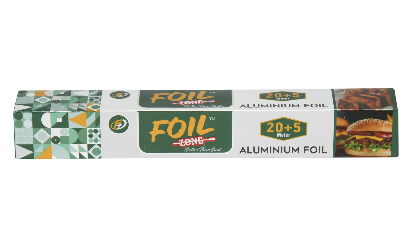 FOILZONE ALUMINIUM FOIL 25 METERS