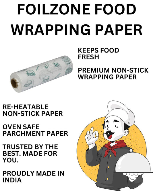 FOILZONE FOOD WRAPPING PAPER 25 MTR